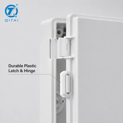 MG Series Weatherproof ABS Plastic Enclosure IP66 Industrial Control Box with Plastic Latch and Hinge for Outdoor Electrical
