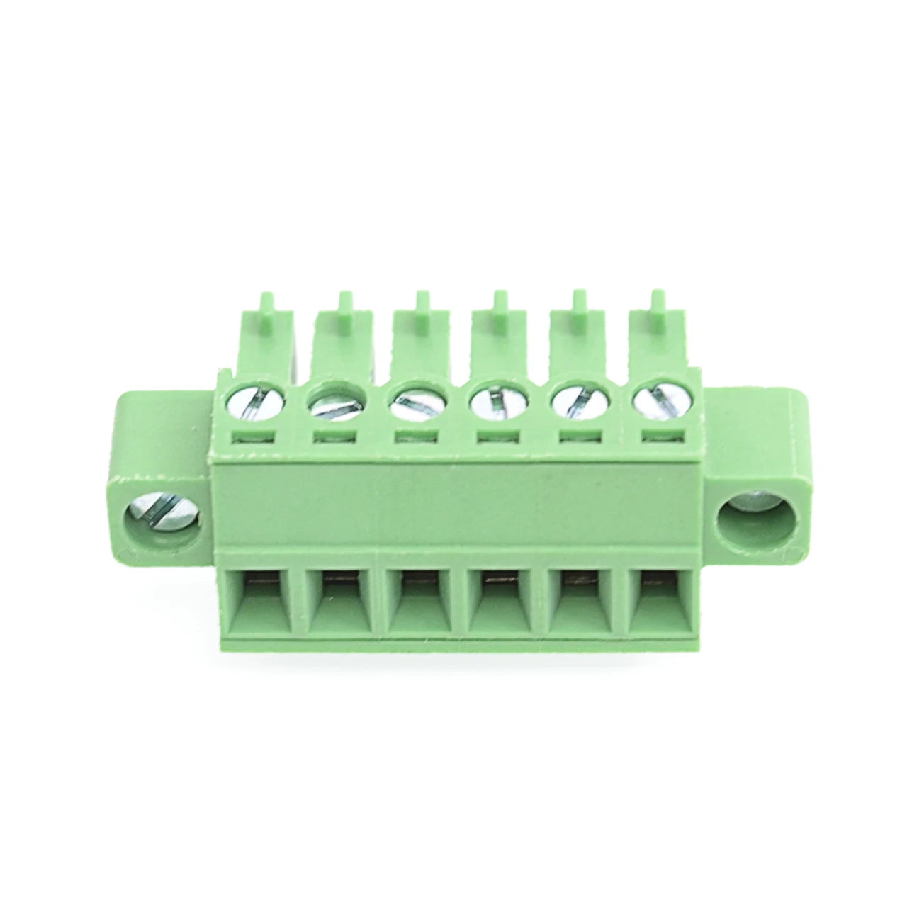 QPV-381F-6P 3.81mm Pitch 6P 300V 10A Male Wire Connector Terminators PCB Screw Plug-in Terminal Block