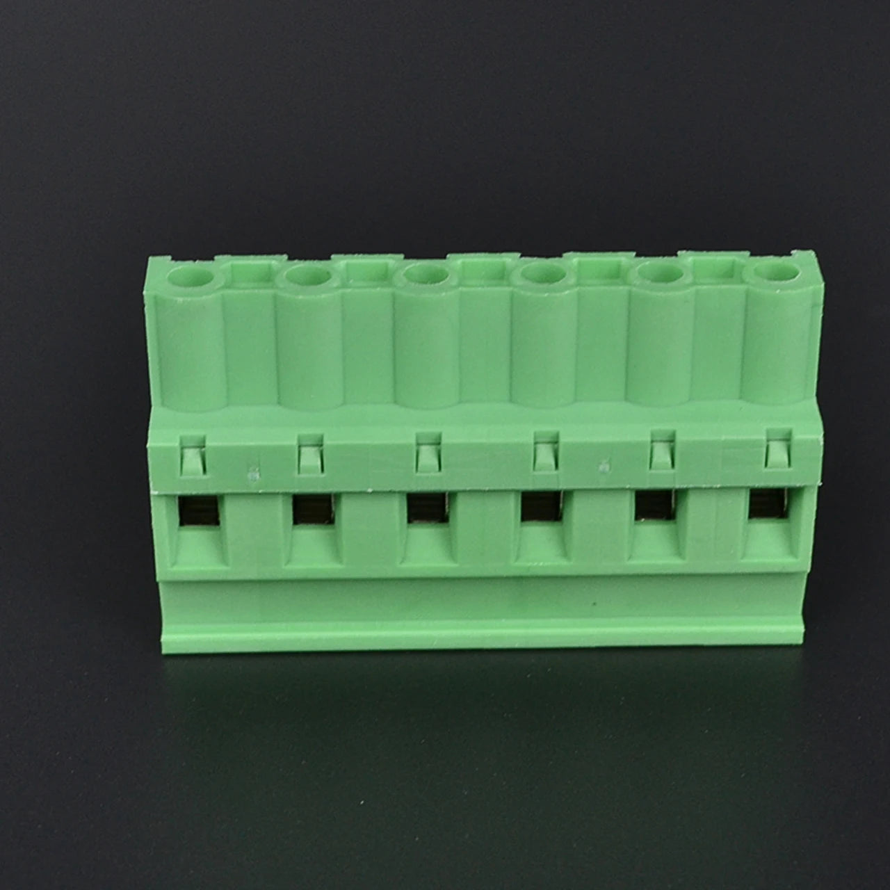 QPRB-762-6P  Green PA Material PCB Terminal Blocks with 7.62mm Pitch Durable Male and Female Connections