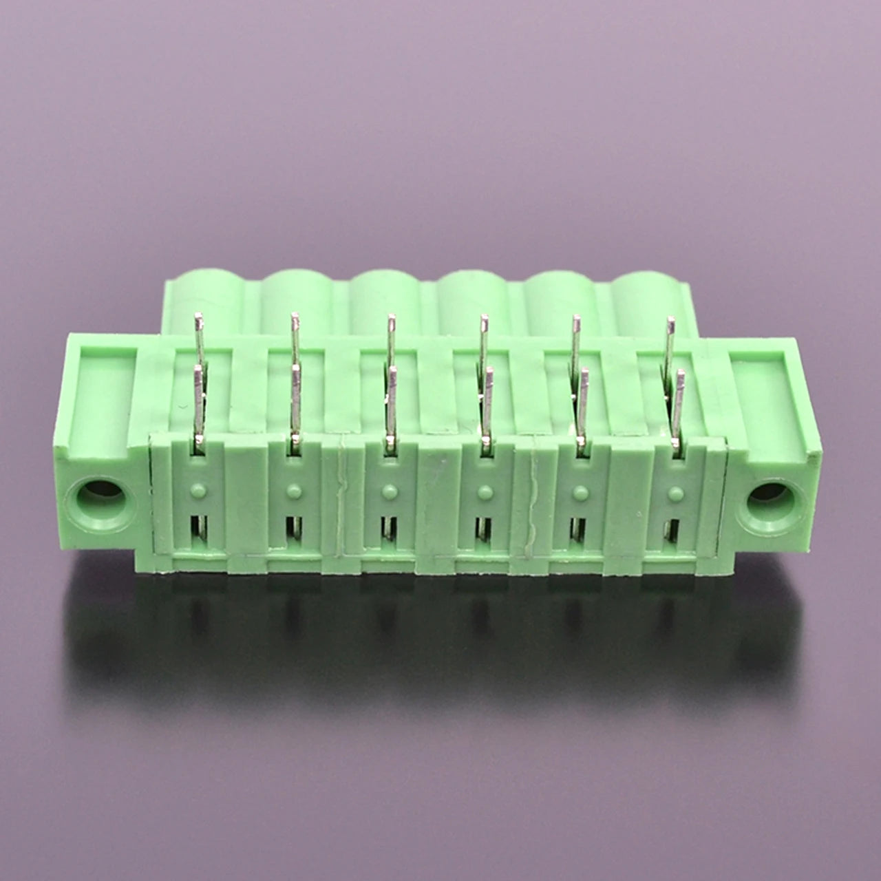 QSP-508RF-6P 5.08mm Pitch 6P  Connector Green Simple Cheap Durable Male and Female PCB Terminal Blocks With Flange