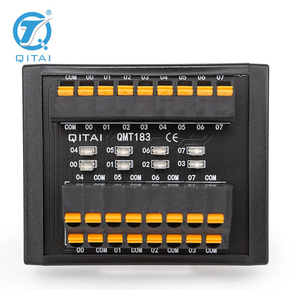 QMT183 DIN Rail Spring Terminal Block NPN/PNP Input/Output Safe Reliable European Push-In Connection Quick-connect Terminals LED