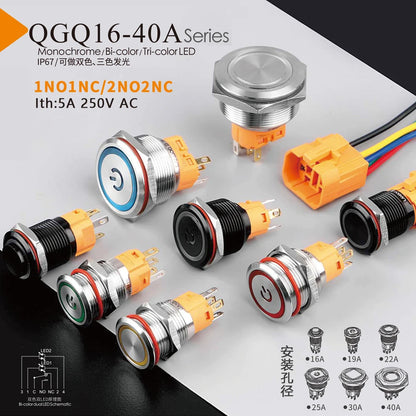 Customizable Various Automation and Mechanical Equipment Switches Knobs Led Push Buttons & Press Buttons