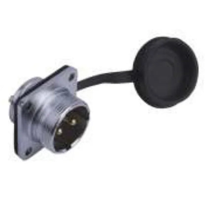 P20-2H Square Socket a 20mm 15A 250V Metal Circular Aviation Connector Waterproof for Aviation 2-14 PIN