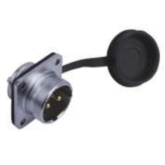 P20-2H Square Socket a 20mm 15A 250V Metal Circular Aviation Connector Waterproof for Aviation 2-14 PIN