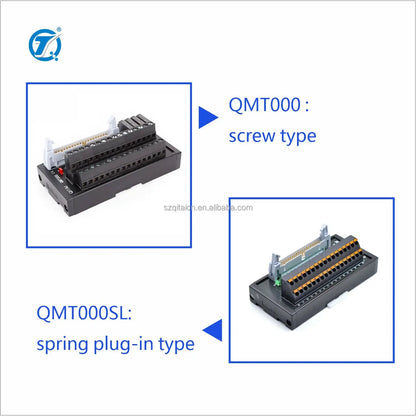 QMT000 and QMT000SL Screw Spring PLC Connection Factory Direct Supply DC24V-1A  Automation Industry Terminal Block Modula