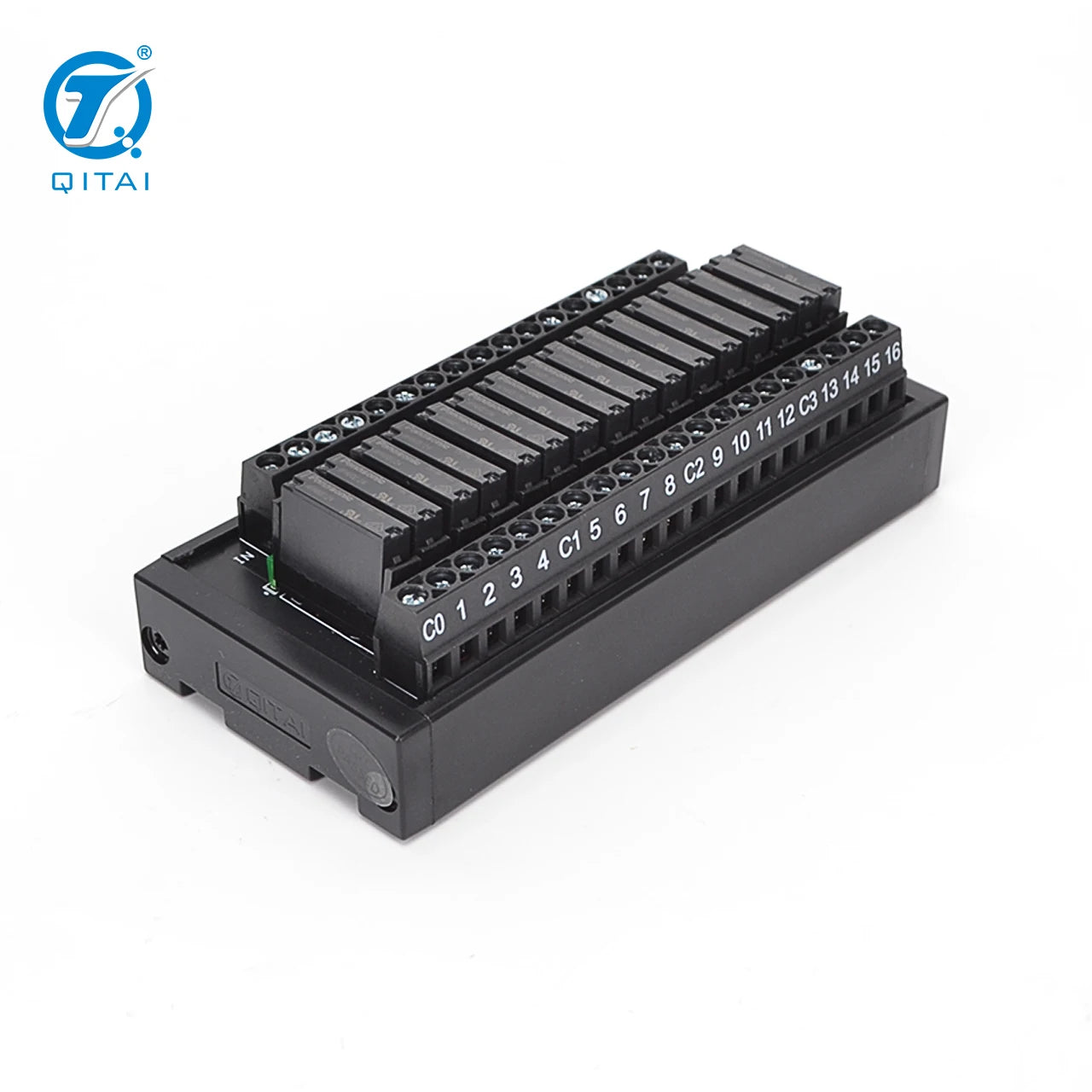QMY416D PLC Wiring Terminal Blocks Modules Input Output DC24V 7.5mA Relay Module 4 8 16 32 Channel PLC Terminal Block