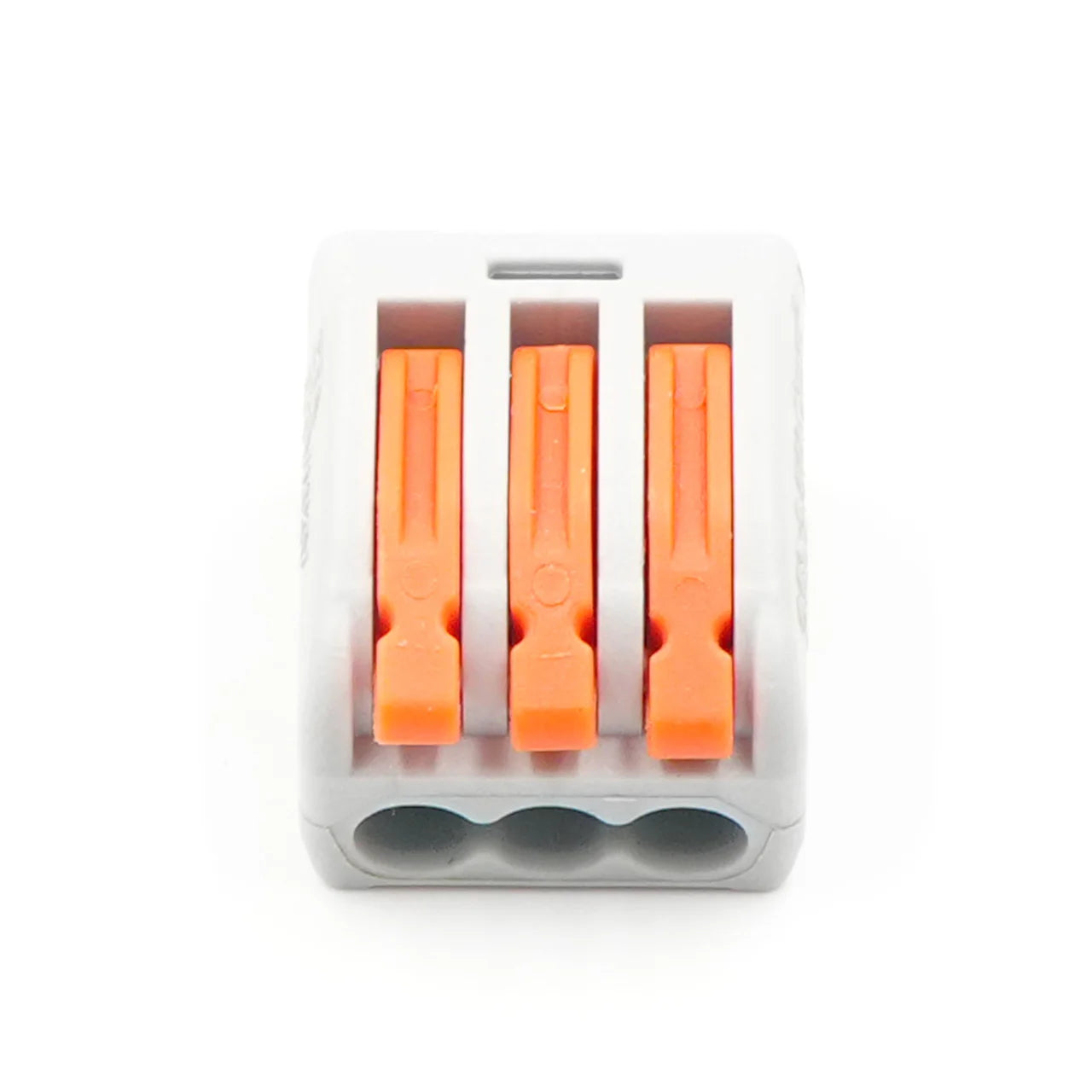 QPCT-213 250V 32A 3P Push-in Quick-Connect Tool-Free Push-in Spring-Loaded  Terminal Blocks