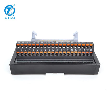 QMT058 40 Bit Spring Type PLC Sensor Numerical Universal Breakout Board Adapter Terminal Block for Adapter Terminal Board