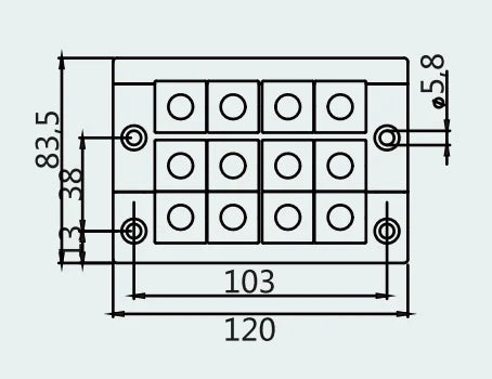 CES 16/12-ED  Cable Entry Systems Three-layer Sealing Frame Pre-Cut Cable Entry Plate for Grommets