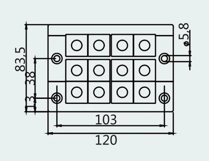 CES 16/12-ED  Cable Entry Systems Three-layer Sealing Frame Pre-Cut Cable Entry Plate for Grommets