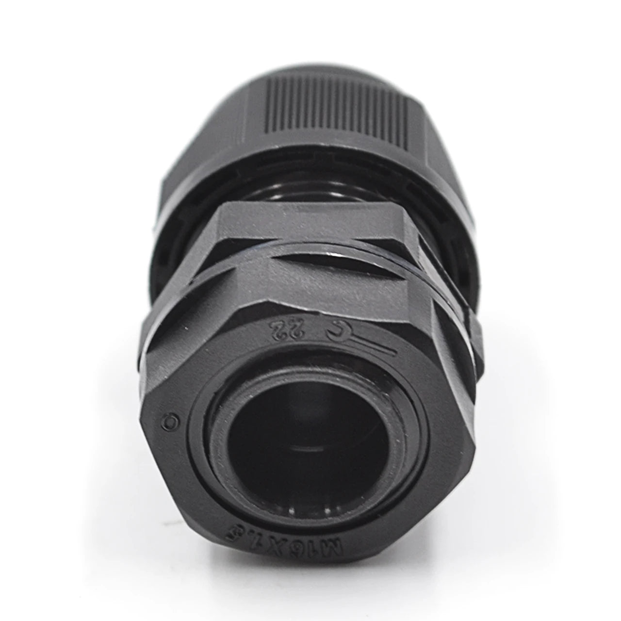M1608 Industrial Building Medical Plastic Black 8-12AWG DIA Waterproof Nylon Cable Gland