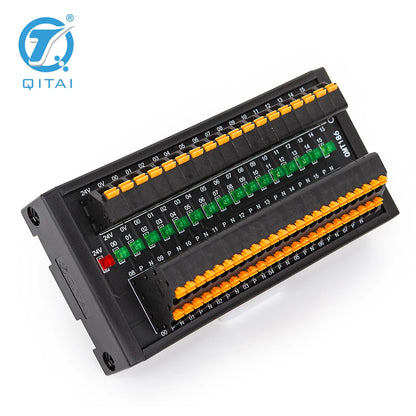 QMT186 Din Rail Spring Type Terminal Block PNP Input/Output Safe Reliable Push-In Connection Terminals with LED Light