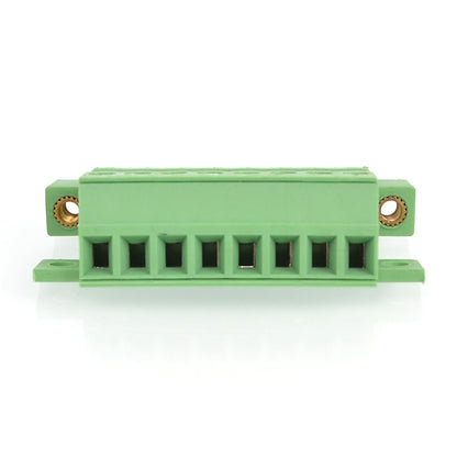 QPS-508 15A 300V  5.08mm Pluggable Screw Terminal Block Copper Wire Connector Spring Type Brass Terminal Socket