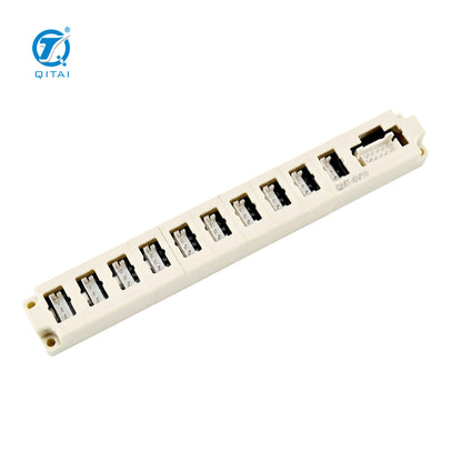 QMT-SV10 10 Way Valve Manifold Block Solenoid Connector DC24V 70mA NPN PNP DIN Rail Mount for Industrial Automation