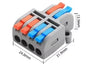 QDF Mini Fast Universal Wire Splitter Connector Quick Wire Connectors SPL-63 Compact Wiring Cable Push-in Quick Terminal Blocks