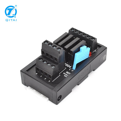 QMY504 DC24V Solid State Relay Terminal Block 4 SSR 5A  60V Output MOS 1a Solid State Relay
