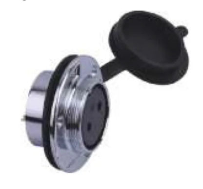 30MF-2E Copper Flange Socket E GX30 2-7 Pin Circular Cable Connector Waterproof 15A 250V Wire Connections Aviation Microwave
