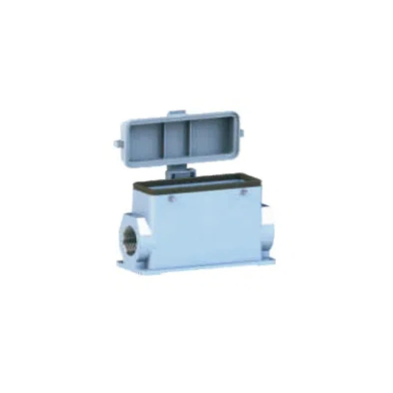 H24B-SGH-4B-CV-2M32 Heavy Duty Industrial Connector Compact Series Top Entry Aluminum Protective Hoods