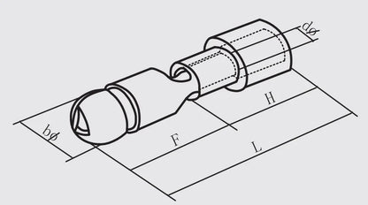 MPD1.25-156 Insulated Electrical Wire Terminals Assorted Crimp Connectors Quick Disconnect Set for Industrial Automation