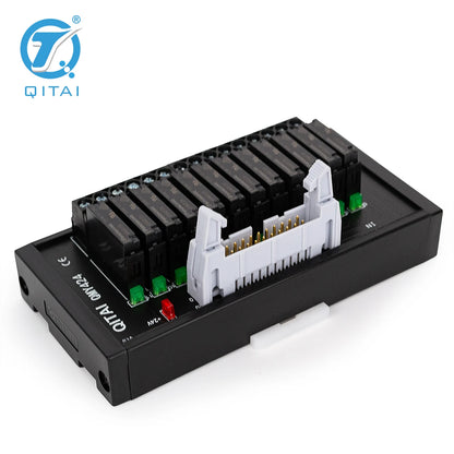 QMY424 DC24V Relay Module 12 Channel PLC Terminal Block Industrial Control Board Reliable Automation Wiring Hub Connector