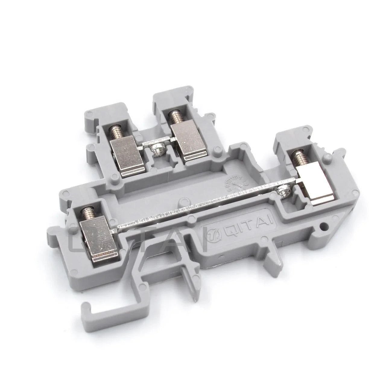 QUKJ-2.5M/2-2 MBKKB2,5 Mini Feed-through Screw Connection Din Rail Terminal Block 4-Contacts 500V 24A  0.2-2.5mm² NS 15, NS 35