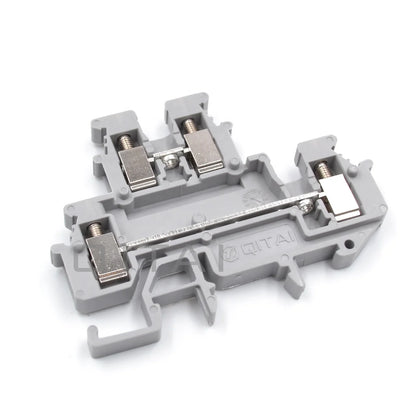 QUKJ-2.5M/2-2 MBKKB2,5 Mini Feed-through Screw Connection Din Rail Terminal Block 4-Contacts 500V 24A  0.2-2.5mm² NS 15, NS 35