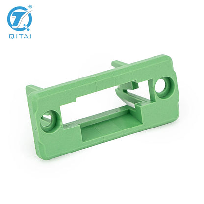QT-AZ-508-3P Premium Straight Polyamide Green Connector Panel Mounting Frame for Automotive 2-24P PCB Terminal Blocks Bracket