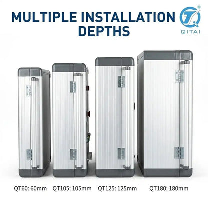 QT Series 60-180mm Industrial HMI Aluminum Control Box IP65 Waterproof Customizable Panel Enclosure for Automation Control