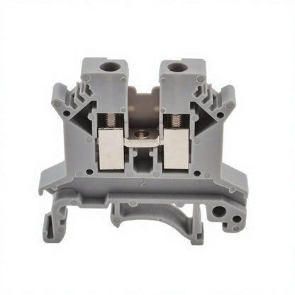 QUKJ2.5B PA66 Din Rail Uk Terminal Block Screw Connection Factory Supplier Plastic Universal Cage Cable Wire Connect