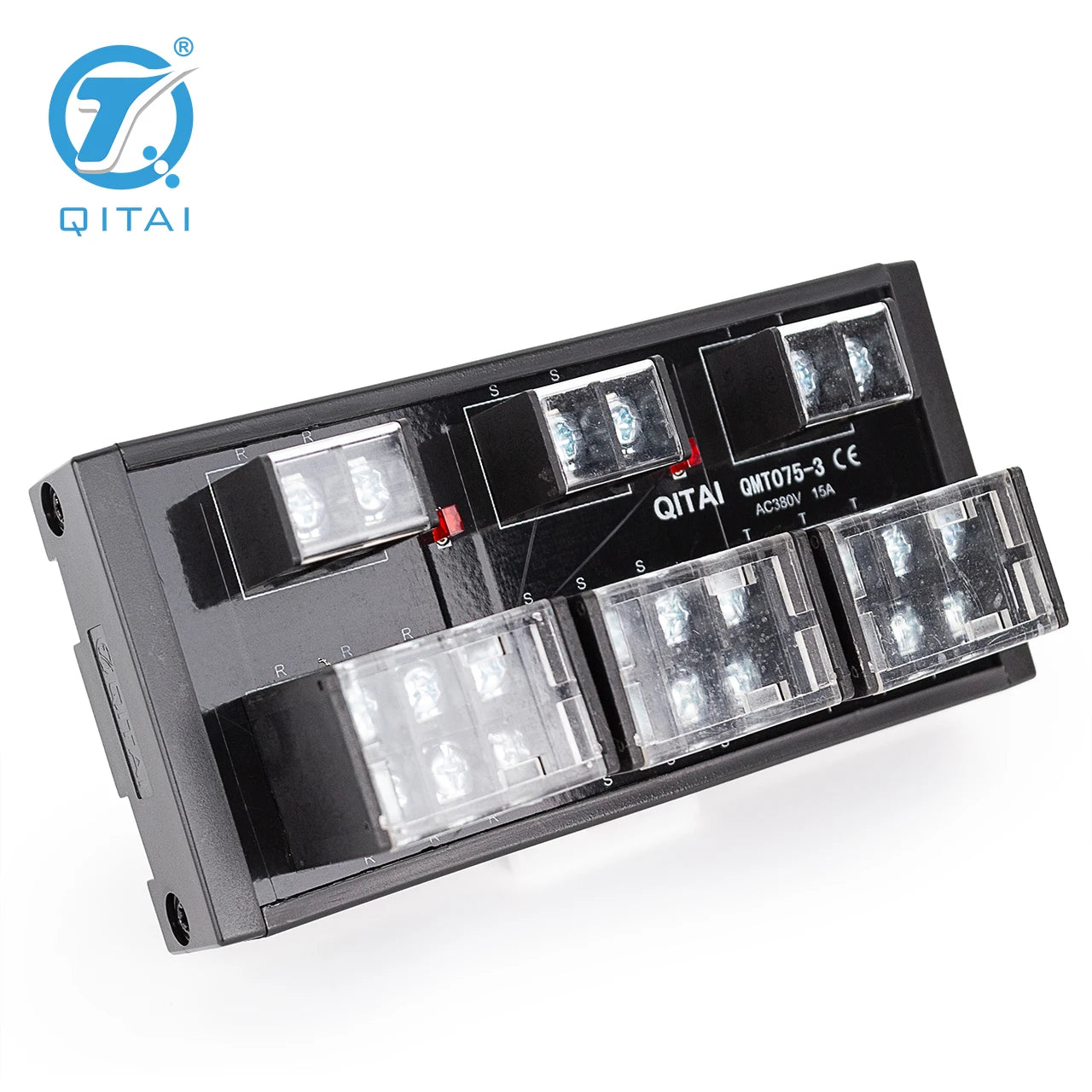 QMT075-3  General Terminal Block Standard 35mm DIN RAIL the Various Branches of the Load Components Output AC220V 15A