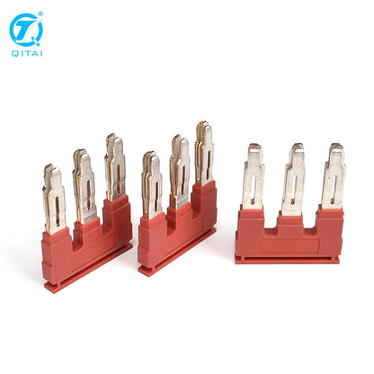 FBS 3-10 Plug-in Fully Insulated Pitch 10 mm 3Bit Bridge Center Connectors Terminal Block Accessories