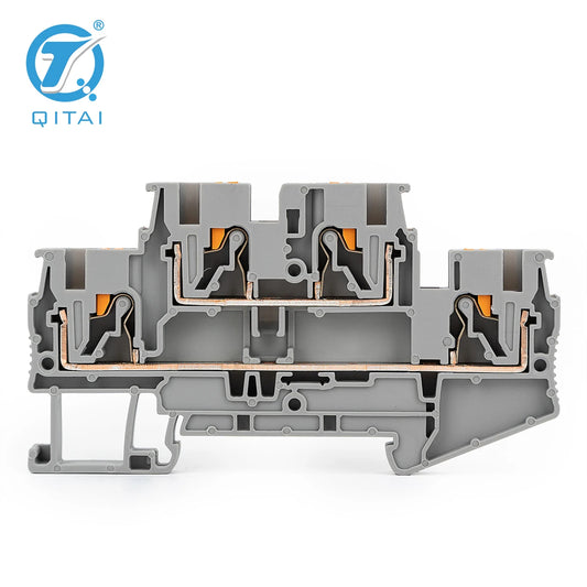 QPT-4/2-2 Terminal Block Copper - QITAI industrial automation components