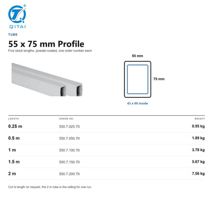 55 Series Industrial Control Solutions HMI Panel Touch Screen Mount Aluminum Support Arm for Enclosures Electronics