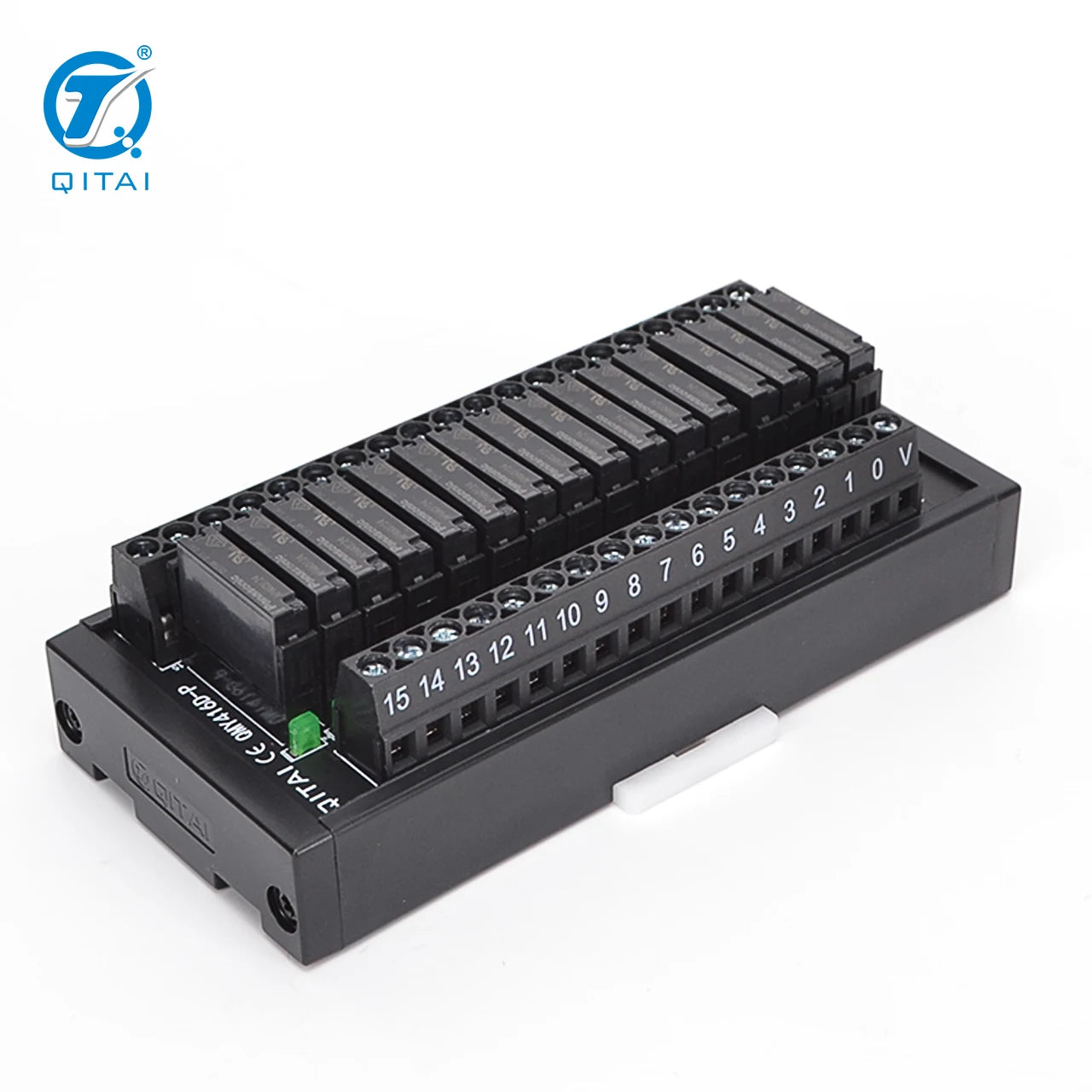 QMY416D-P 5A DC24V 7.5mA 16 SSR Relay Module 16 Channel Automotive PLC Terminal Block