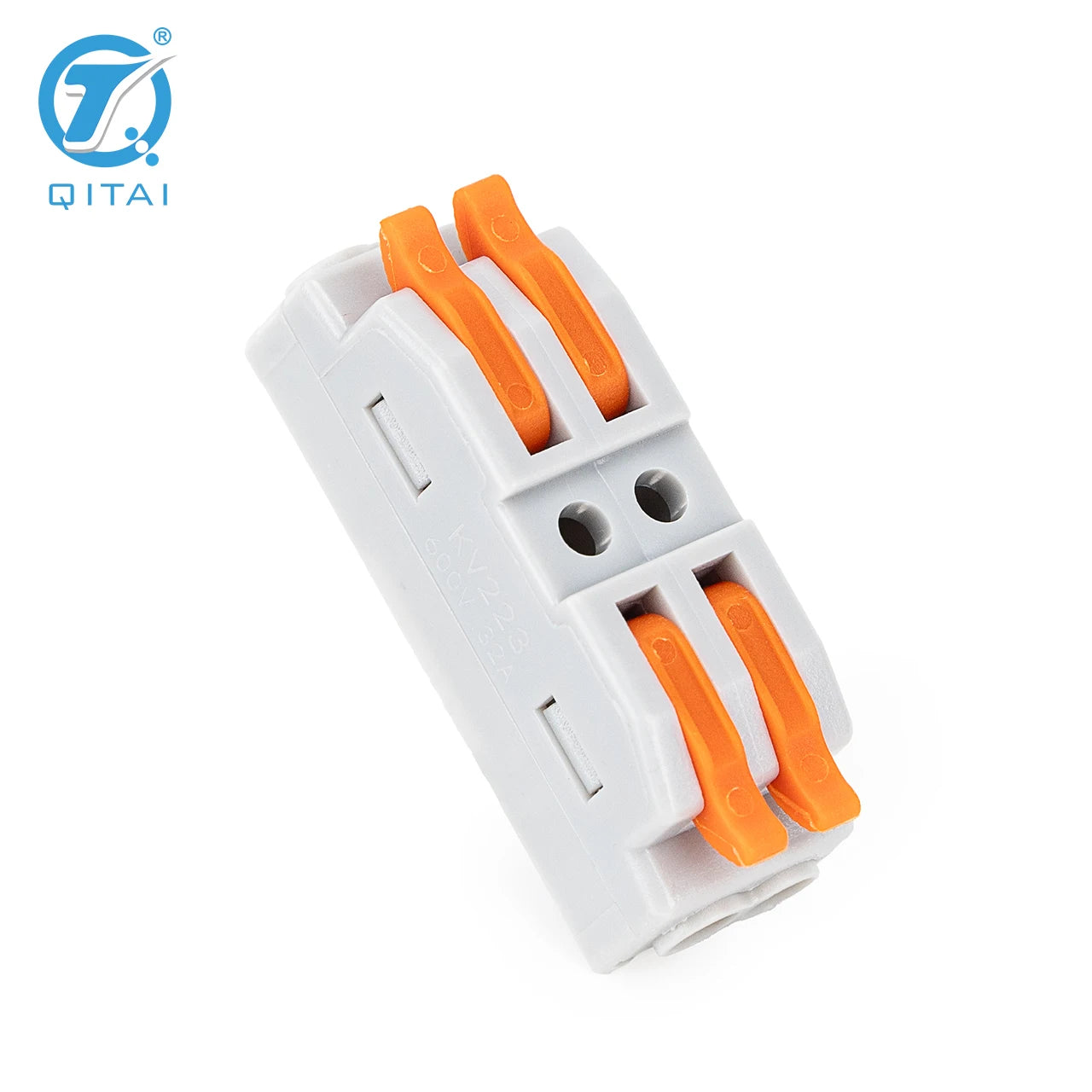 KV233-500-2P  250V 32A Push-in Quick-Connect Tool-Free Push-in Press-in Terminal Blocks