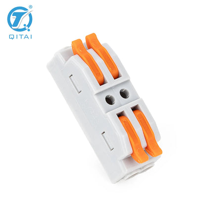 KV233-500-2P  250V 32A Push-in Quick-Connect Tool-Free Push-in Press-in Terminal Blocks