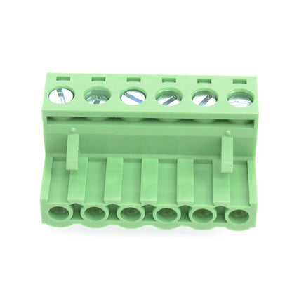 QPV-508-6P 5.08mm Pitch 6P Female and Male Wire Connector Terminators PCB Screw Plug-in Terminal Block