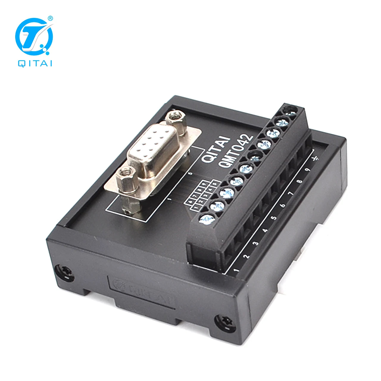QMT042 Screw Terminal Block Module Suitable for D-SUB Connector PLC Connect 9 PIN Male PLC Terminal Station
