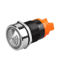 QDN22FM-QR Indicator Light Flash Acousto Optic Metal Buzzer DC5V DC12V DC24V AC220V 22mm Intermittent Sound Acousto-optic Buzzer