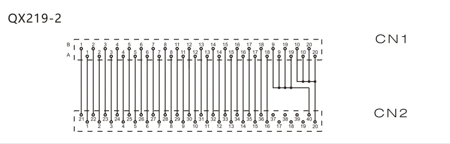 QX219-2  40P FCN Cable PLC I/O Cable Copper Flexible Insulated Wires and Cables  500-10000 mm
