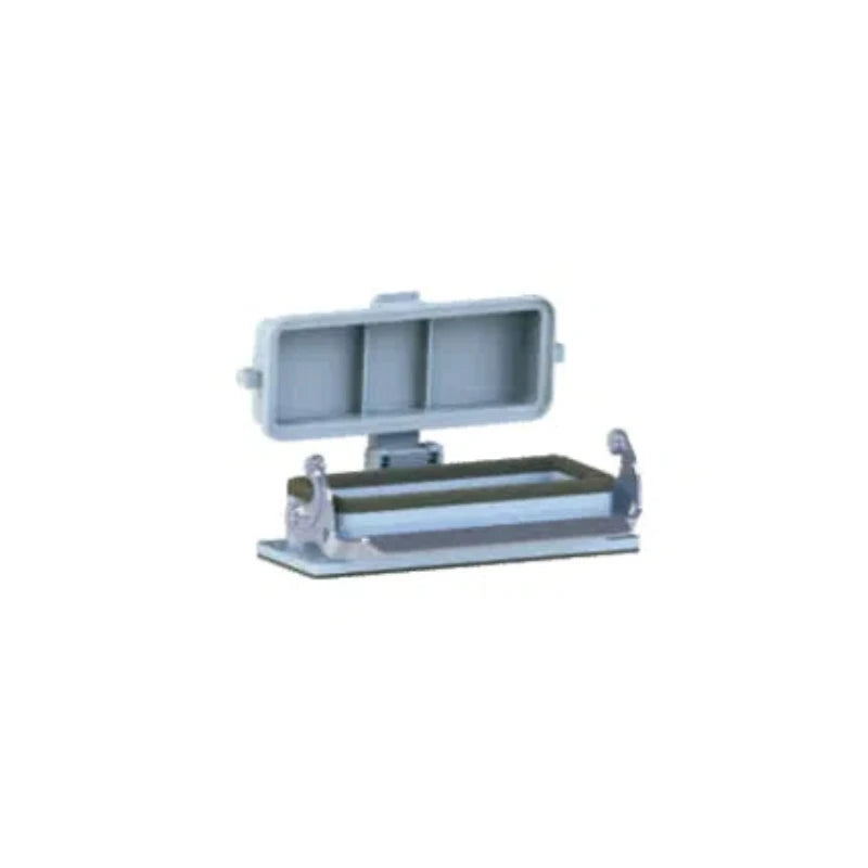 H24B-ST-CV-1L Heavy Duty Industrial Connector Compact Series Top Entry Protective Hoods Alloy Housing Wire Connections