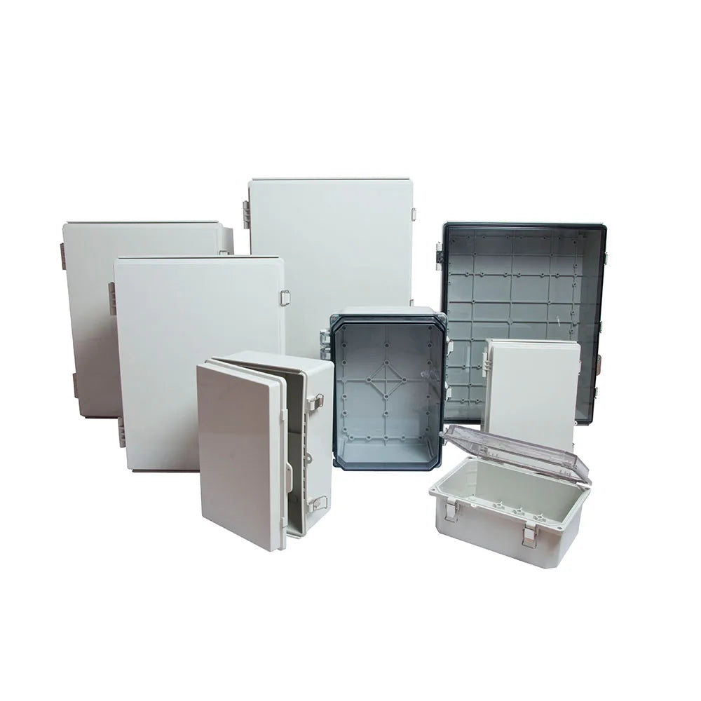 ABS Plastic Metal Electronic Waterproof IP66 Sealed Enclosure Case clear Unclear Cover Junction Box Control Panel Enclosure