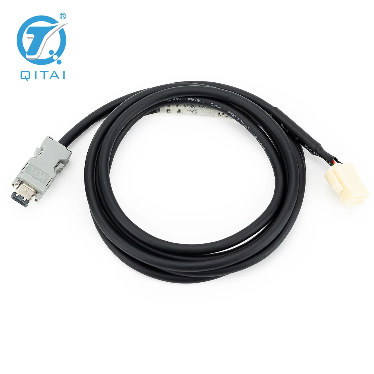 QX320-3-2000 Servo Motor Power Cable Cord PLC Communication Cable Quick Connection
