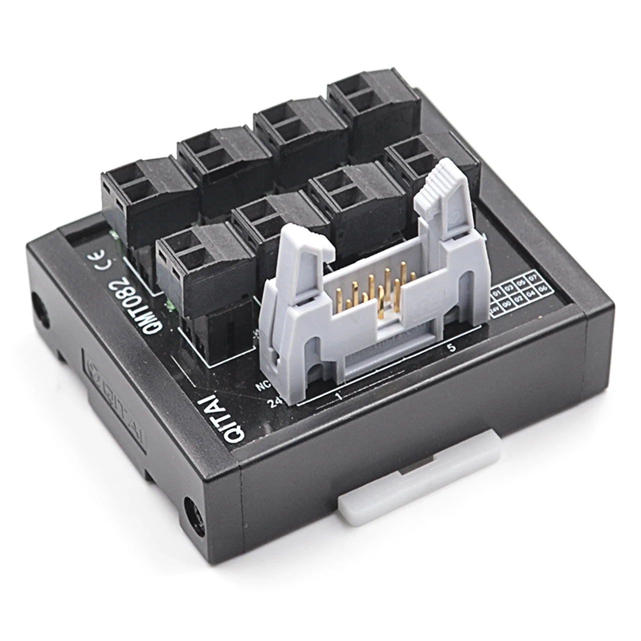 QMT082  8 Bit Output Terminal Block DC24V 1A PLC Module Connect with LED Light Remote Control
