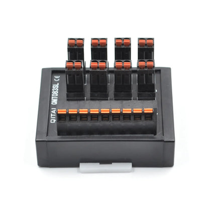 QMT083SL  8 Bit Output Terminal Block DC24V 1A PLC Module Connect With LED Light Remote Control