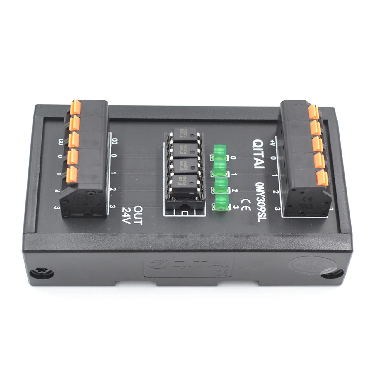 QMY309SL High Quality Spring Lock Plug-in IO NPN PNP Relay Module 60V 0.5A Working Current Terminal Block Module