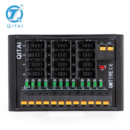 QMT19E E-CON LED Light Din Rail Terminal with Push-In Connection PNP/NPN Input Output Block