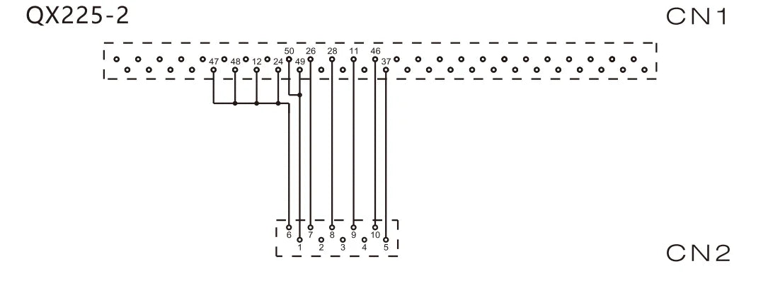 QX225-2  Servo Motor Cable R/Q Series PLC Cable 50P/MDR 10P/MIL Safe Electrical Wire Manufacturing Equipment Extension Cable