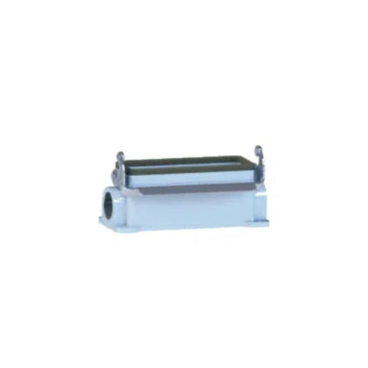 H24B-SG-1L-2PG21 Industrial Heavy Duty Connector Compact Series Top Entry Protective Hoods Aluminum Housing Copper