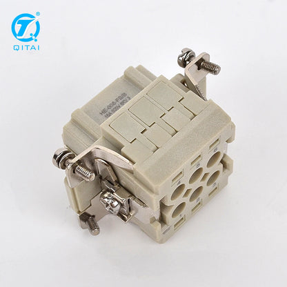 HE-006-FSB  16A 500V  Side Entry High Construction Hood Connector Cable H6B-SKH-2B-M32  Thread Size 2 Bolts